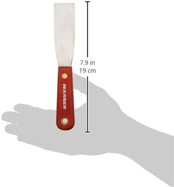 Warner Manufacturing (621) 1-1/4" Full Flex Putty Knife, Carbon Steel, Rosewood Handle - Image 3
