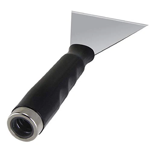 Warner Manufacturing Warner Tool 10738 4” SS Blade Pole Scraper w/Threaded Handle, 4" Straight, Multicolor - Image 2