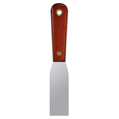 Warner Manufacturing Warner Tool 10751 1-1/4" SS Flex Putty Knife, Rosewood Handle, Multicolor