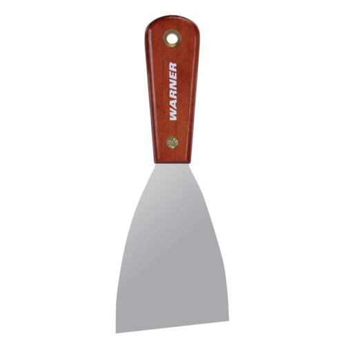 Warner 3" Full Flex Putty Knife, Carbon Steel, Rosewood Handle