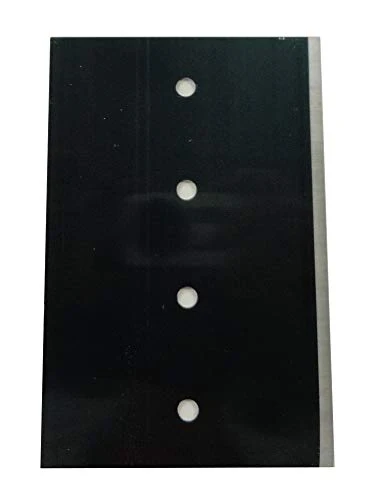 Warner Manufacturing Warner Tool 794 6" Strip 'N' Clean Replacement Blade, Blue Steel, Single-Edge, Multicolor
