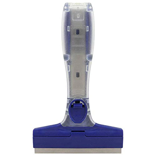 Warner Tool 10907 4" Glass and Tile Scraper, w/ 2 Blades, Uses #11314 Blade