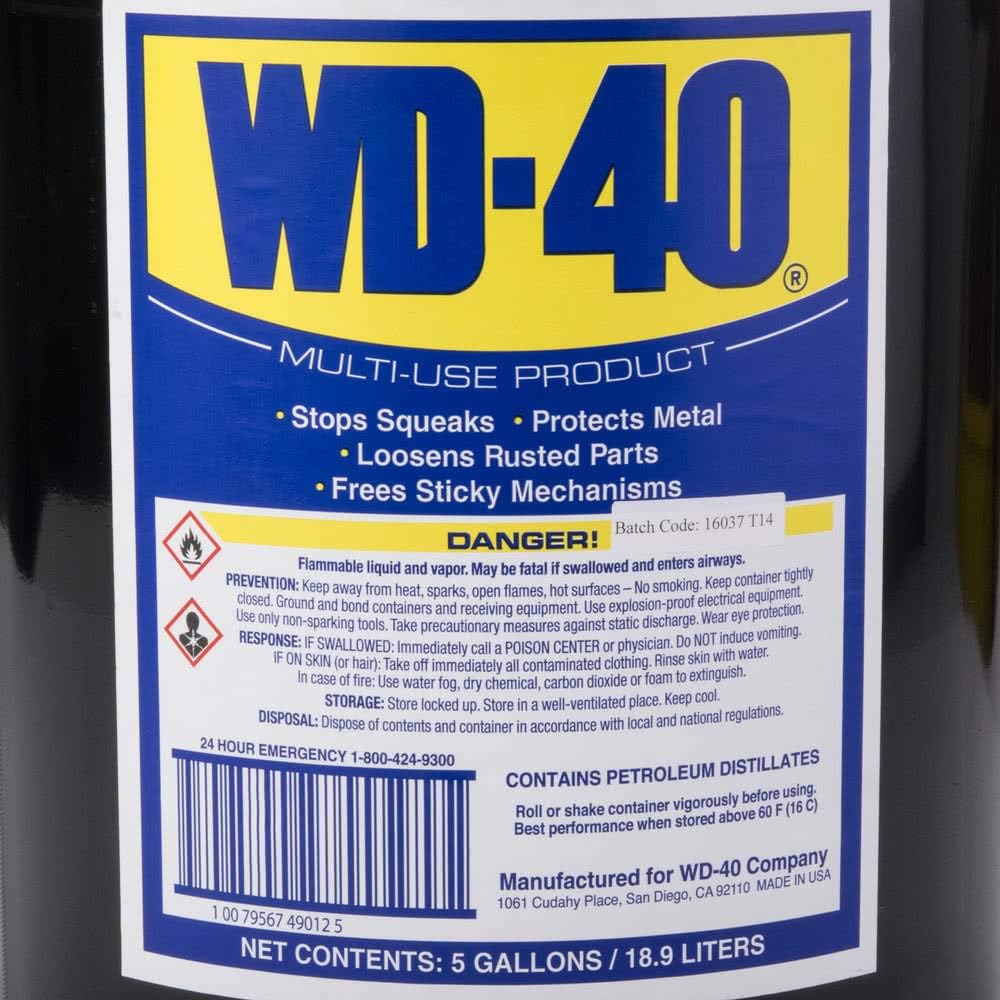 WD-40 49012 Multi-Use Product, 5 Gallon Pail (Pack of 1) - Image 2