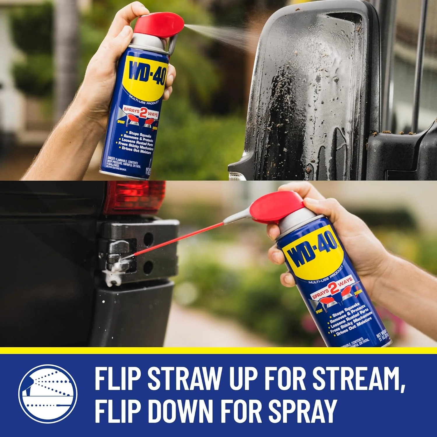 WD-40 490026 Multi-Use Product with Smart Straw Sprays 2 Ways, 8 oz (Pack of 12) - Image 2