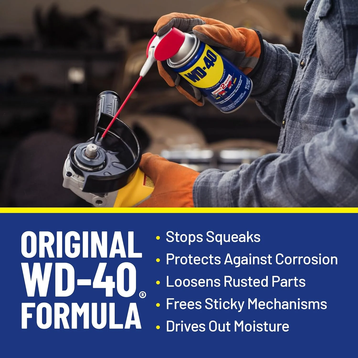 WD-40 490027 Multi-Use Product with Smart Straw, Sprays 2 Ways, 8 oz (Pack of 6) - Image 4