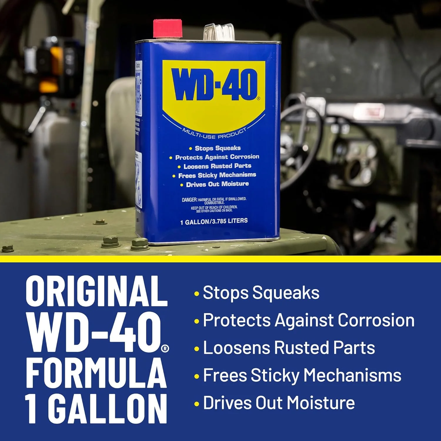 WD-40 490118 Original Formula, Multi-Use Product, One Gallon (4-Pack) - Image 6