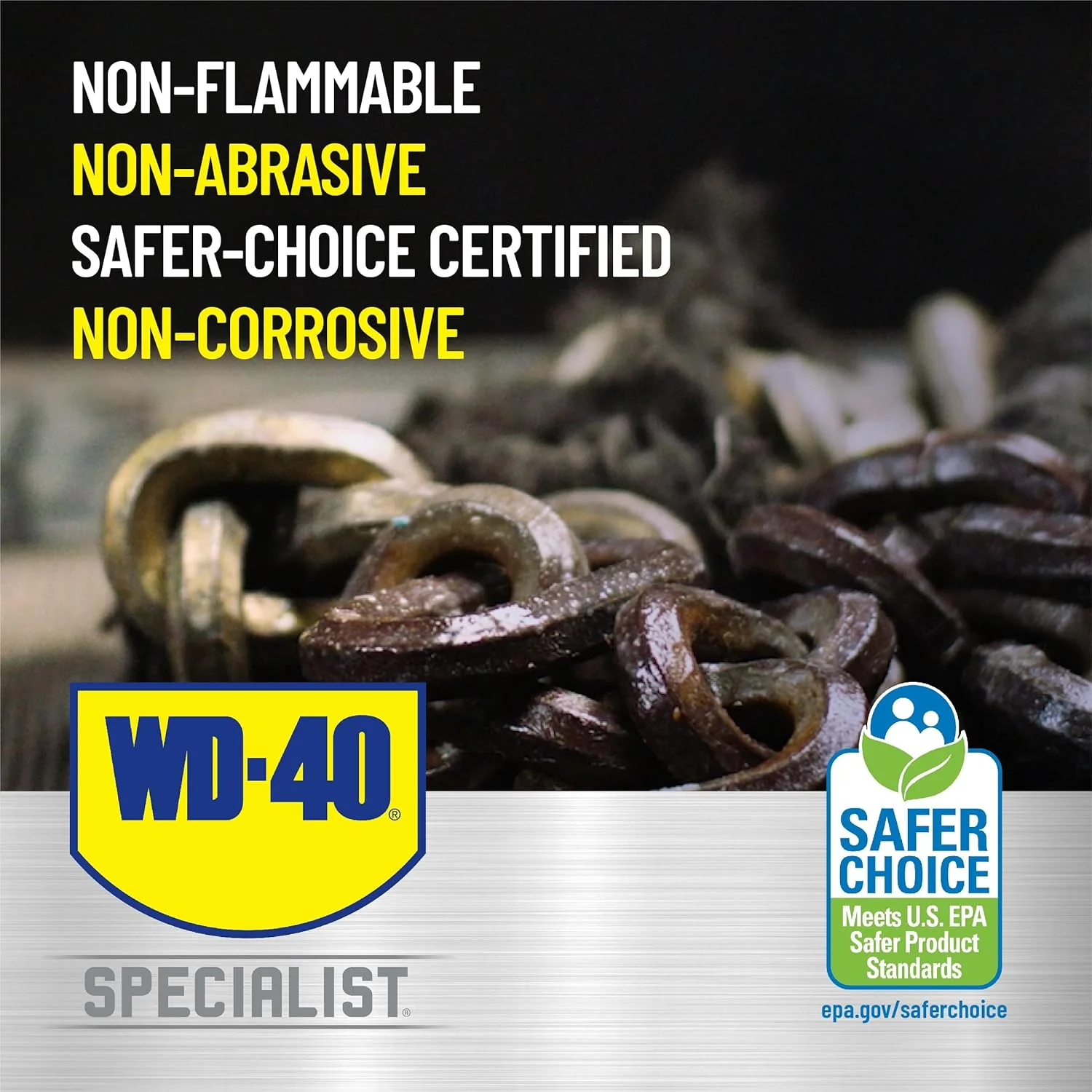 WD-40 300356 Specialist Cleaner & Degreaser, Multi-Surface Cleaning Solution, Great for Cleaning Grills and Grill Parts, 32 Fl Oz (Pack of 1) - Image 5