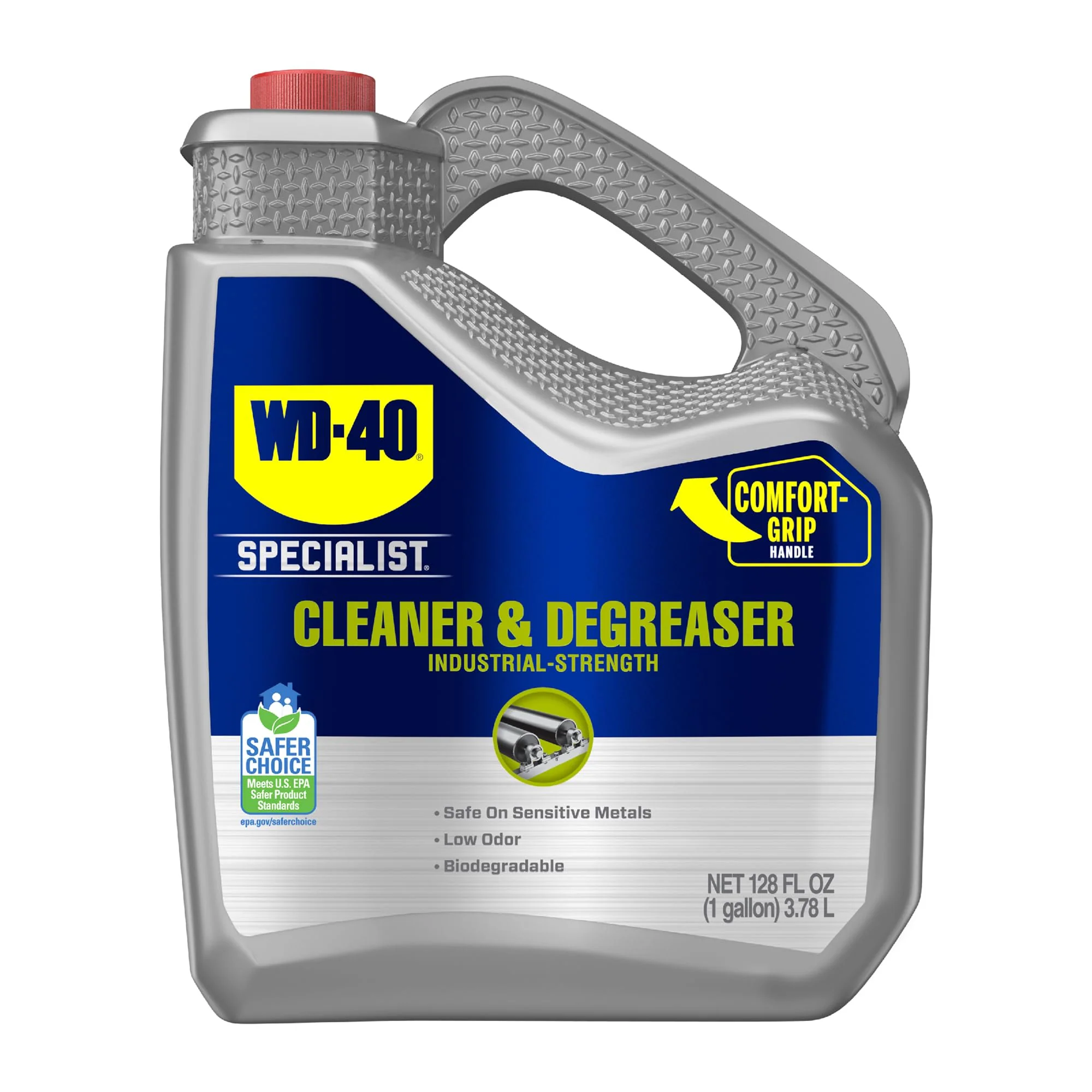 WD-40 300363-4PK Specialist Cleaner & Degreaser, Multi-Surface Cleaning Solution, One Gallon (Pack of 4)