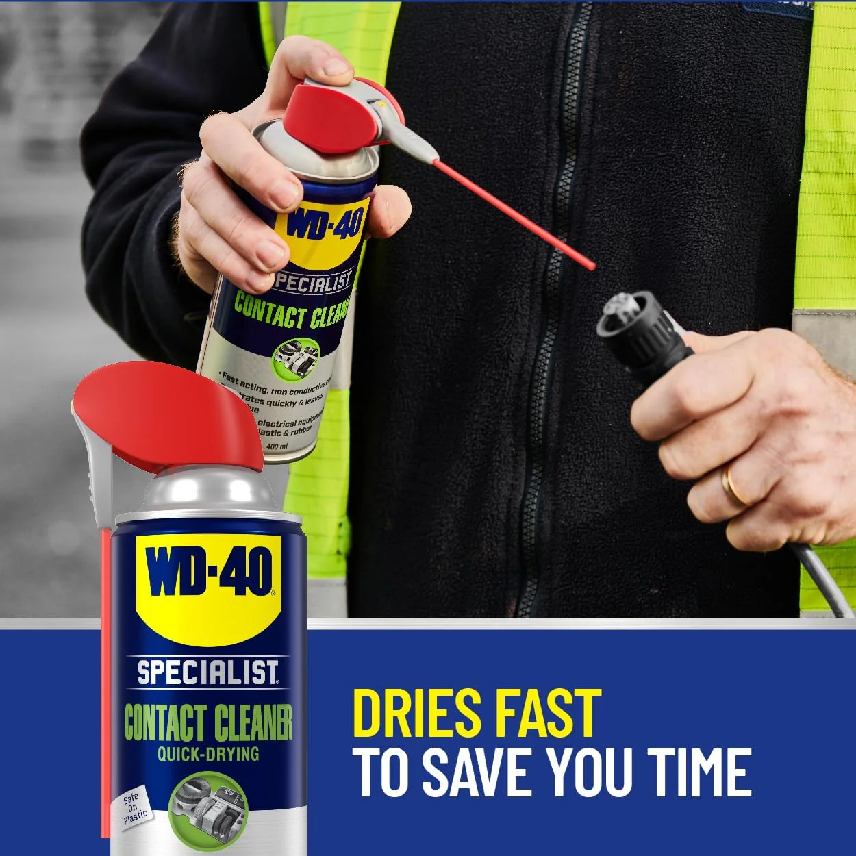 WD-40 300554-6pk Specialist Contact Cleaner Spray, 11 oz. (Pack of 6) - Image 4