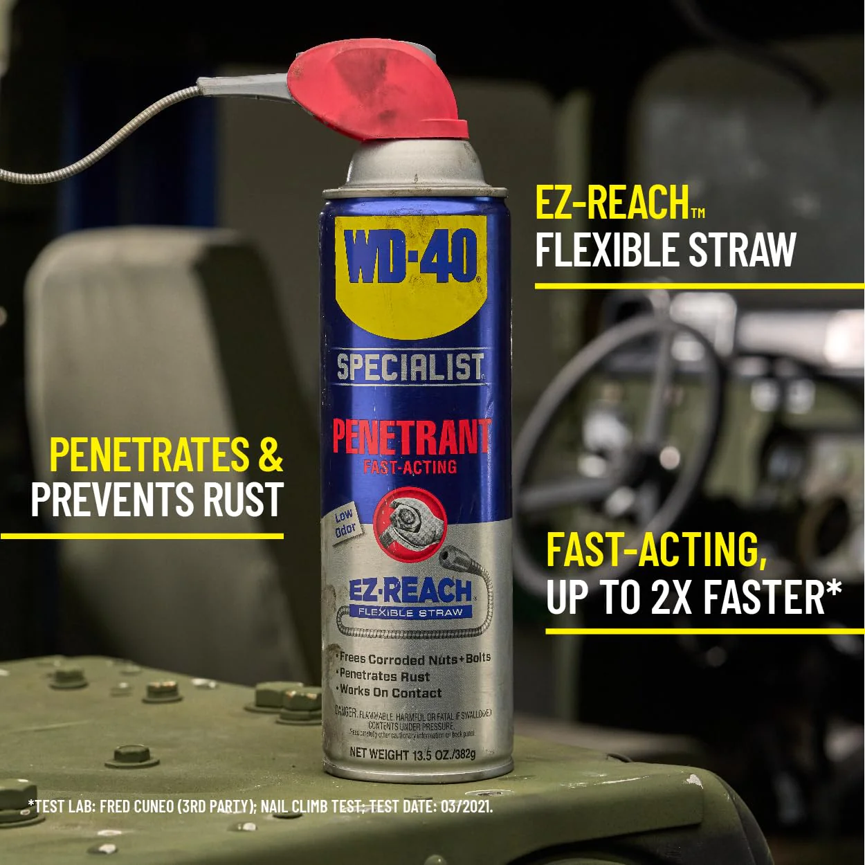 WD-40 300486 Specialist Penetrant with Flexible Straw, 13.5 oz. - Image 2