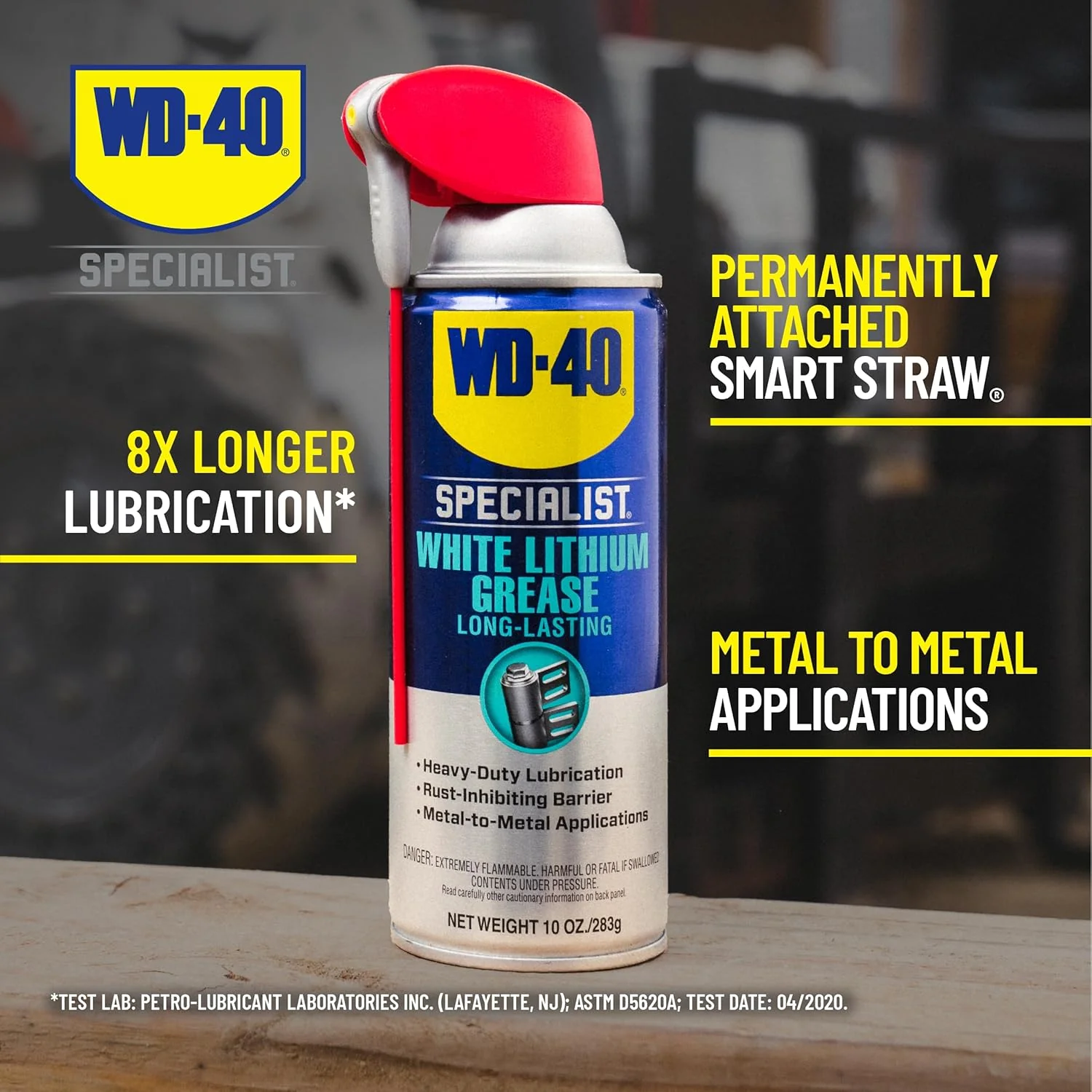 WD-40 300615-6PK Specialist White Lithium Grease Spray, Sprays 2 Ways, 10 oz (Pack of 6) - Image 2