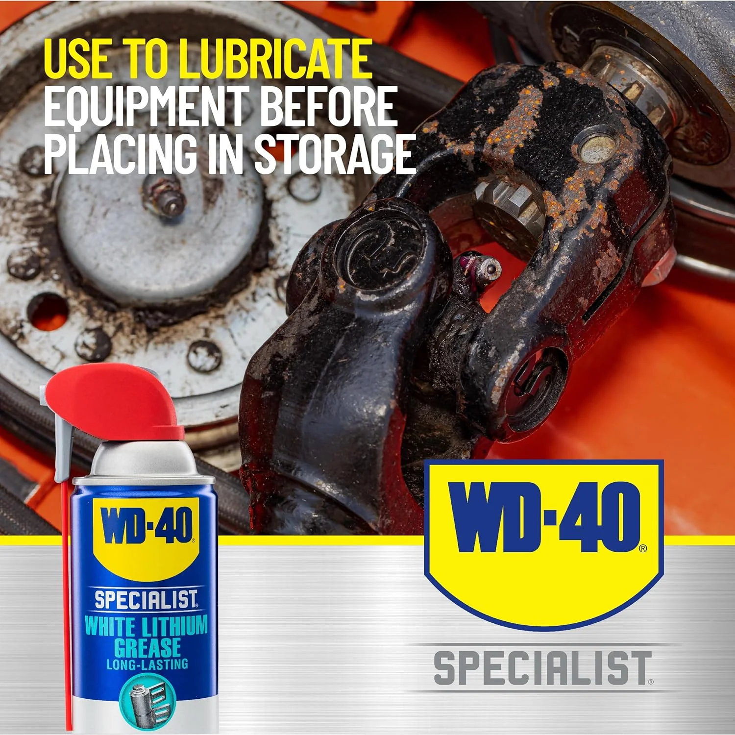 WD-40 300615-6PK Specialist White Lithium Grease Spray, Sprays 2 Ways, 10 oz (Pack of 6) - Image 6