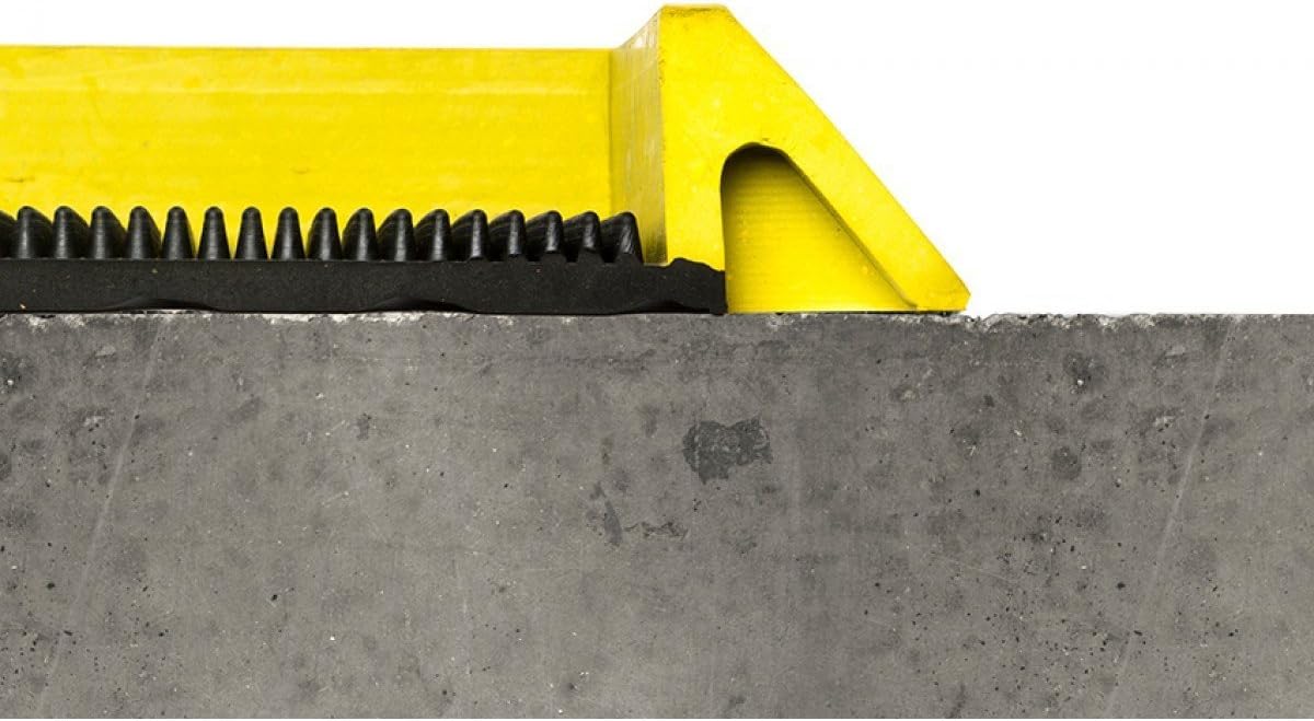 Wearwell Footbath Mat Shoe Mat - 5 Gallon Capacity. Tall Wall for Cleaning Solutions. 32" L x 39" W x 2-1/2" Thickness. - Image 3