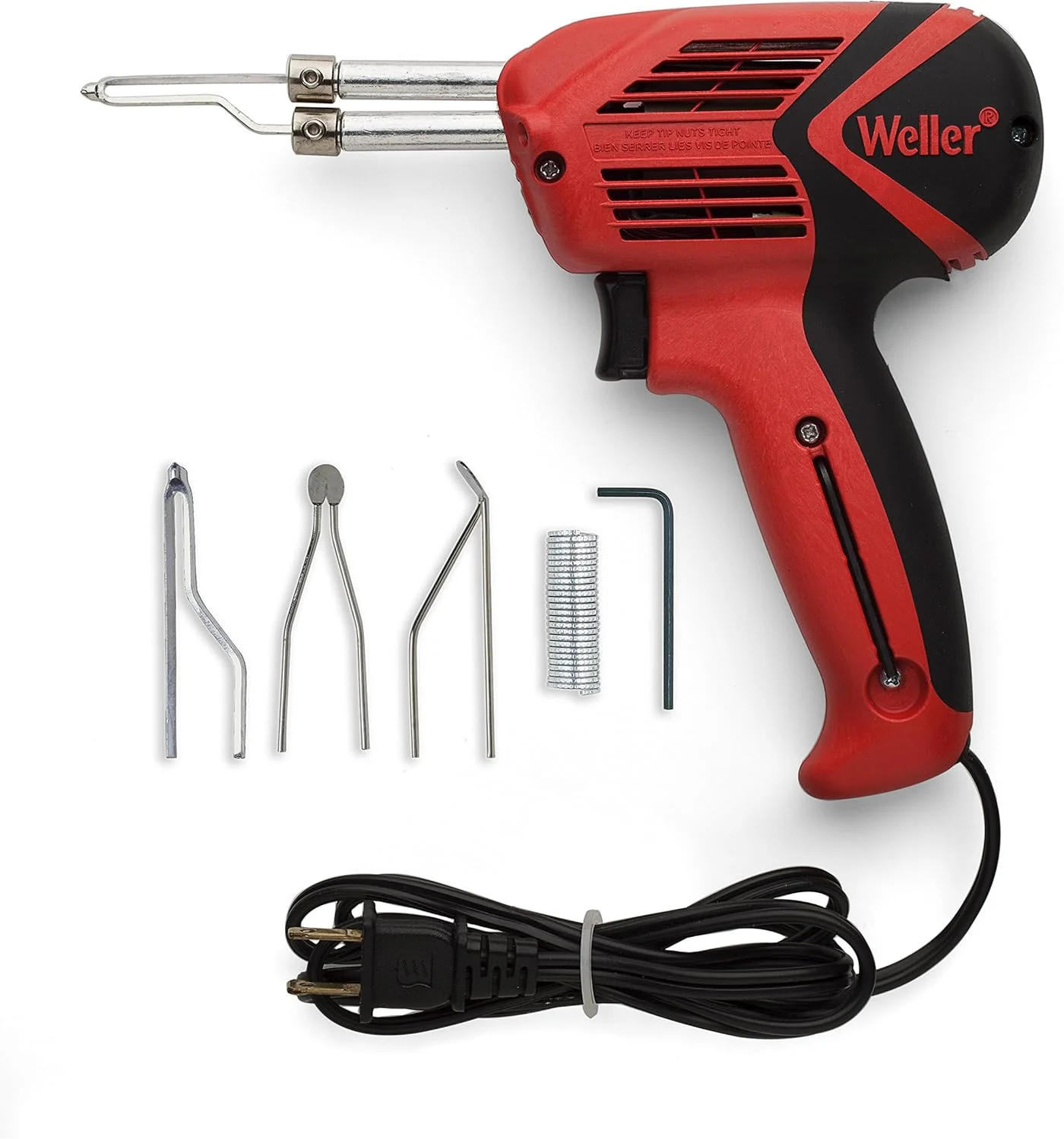 Weller 9400PKS 120V Dual Heat 140/100W Universal Soldering Gun Kit with 6 Second Heat Up Time and LED Lighting - Image 2