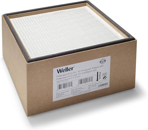 Weller T0058762858 Filter Set H13 W. 10 Finepart Filters F7, Black - Image 2