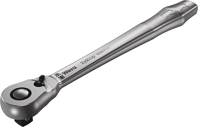Wera Tools 8004 Zyklop Metal Ratchet with Switch Lever