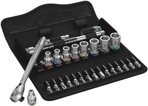 Wera Tools SA 8 Zyklop Metal Ratchet Set with switch lever, 1/4" drive, metric 28 pieces - Image 21