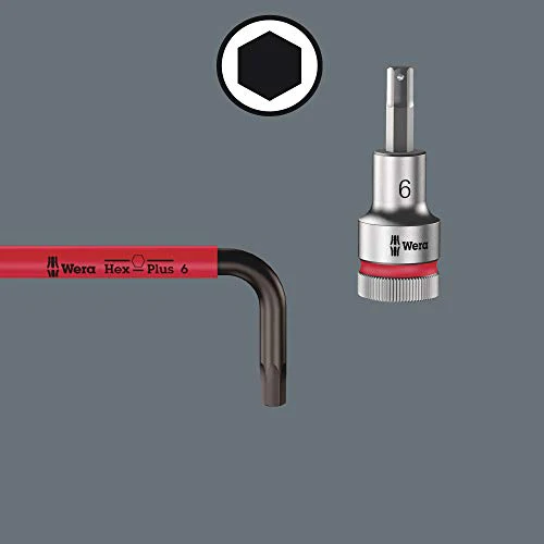 Wera Tools 9 Hex-Plus Multicolour Imperial 2 L-Key Set, Imperial, BlackLaser, 9 Pieces - Image 6