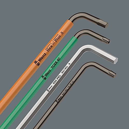 Wera Tools Hex-Plus Stainless Key Set 3950 PKL/9 High Torque with Ball-end, Metric Long 1.5 mm-10 mm, 9-Piece - Image 8