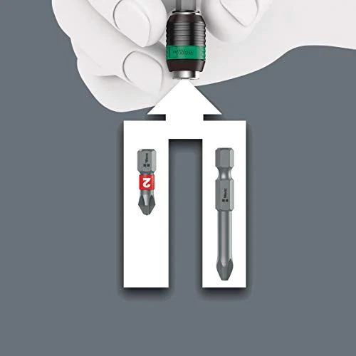 Wera - 05059303001 - Screwdriver Interchangeable Blades Set, Kraftform Kompakt 60 Tool Finder, 17 Pieces - Image 8