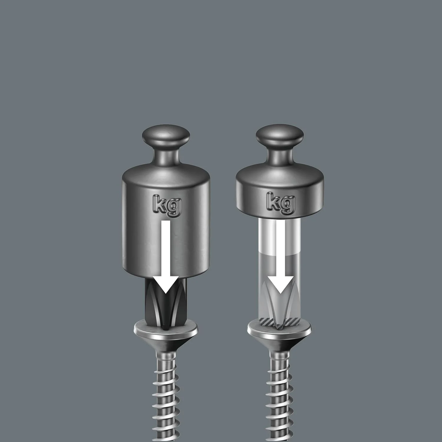Wera Tools (05105624001) 7pc Kraftform Plus 300/7 Set 2 Lasertip Screwdriver Set - Image 7