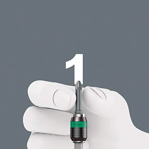 Wera Tools 416 R T-Handle Bitholding Screwdriver Rapidaptor, 1/4" x 45 mm, 05023404001 - Image 6