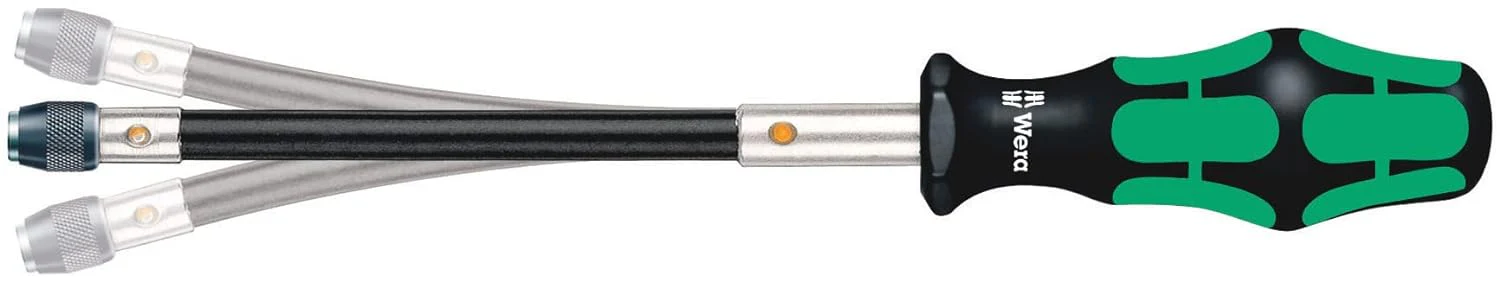 Wera Tools (5028160001) Kraftform 392 Hexagon Flexible Shaft Bitholding Screwdriver, 1/4" Head, 177mm Blade Length - Image 2