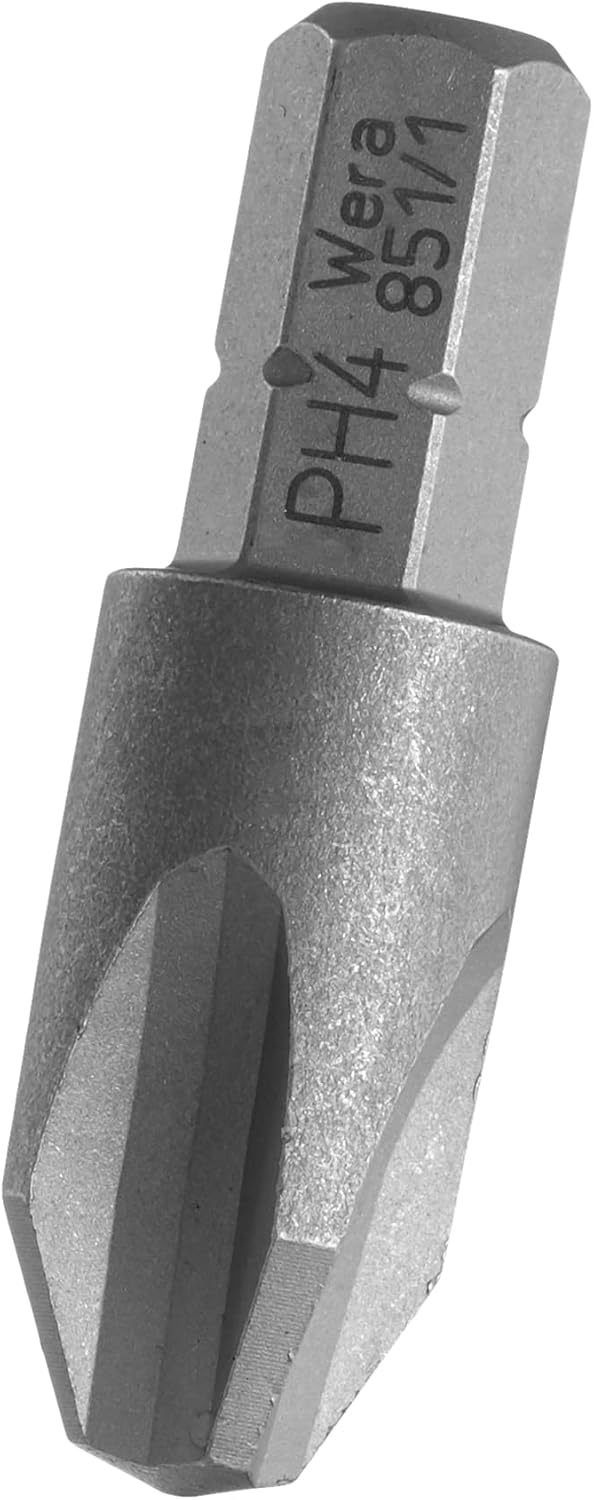 Wera Tools 05056535001 Series 1 851/1 Z Sheet Metal Bit, Phillips PH 4 Head x 32mm Blade - Image 4