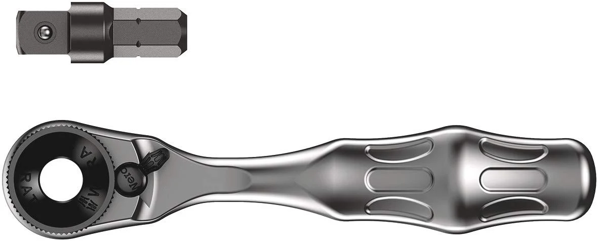 Wera Tools 8001 A 1/4" Square Drive Bit Ratchet, 60 Teeth