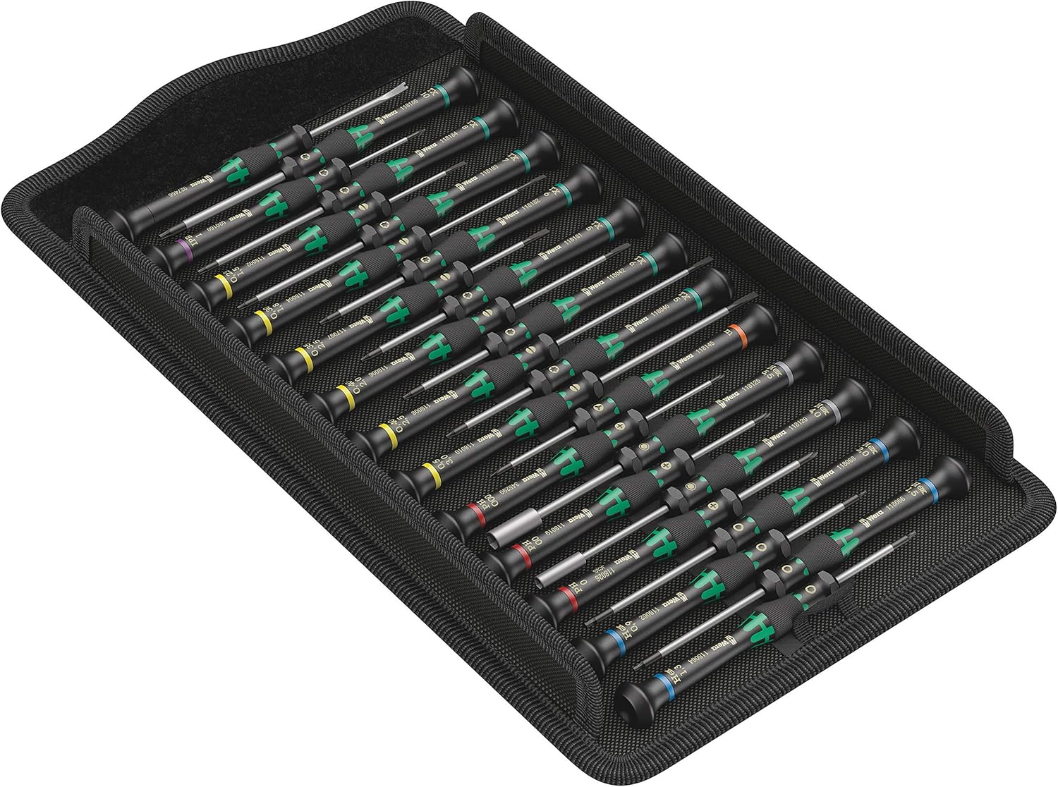 Wera Tools (5134000001) Kraftform Micro Precision Big Pack 1 Screwdriver Set for Electronic Applications, 25 Pieces - Image 2