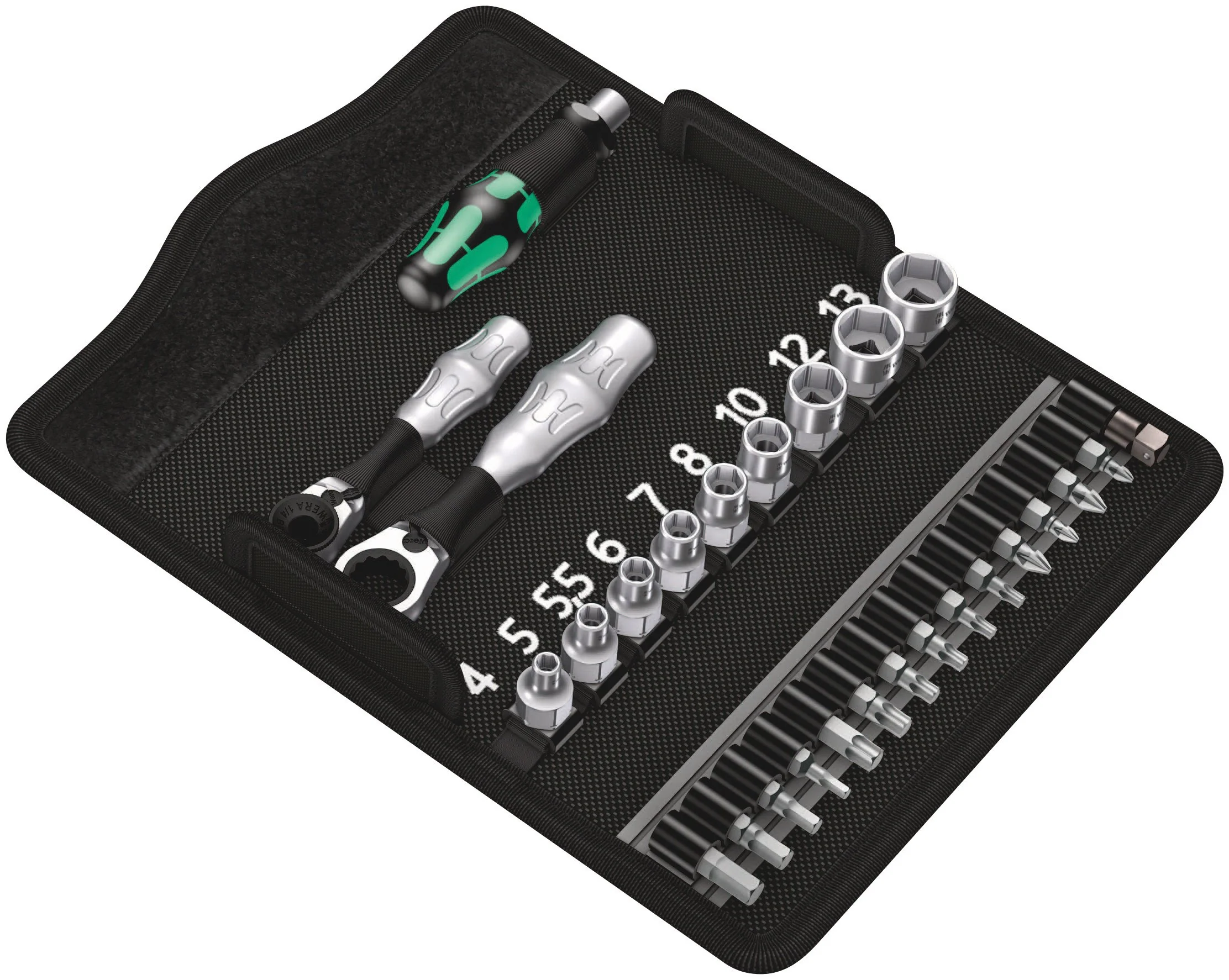 Wera Tools (5135918001) Kraftform Kompakt Zyklop Mini, Set of 27