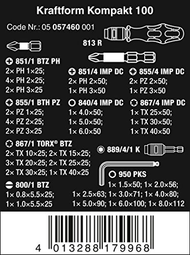 Wera - 52 Piece Compact Metric Pouch Set - Image 2