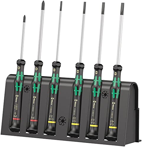 Wera Tools Micro Electronics Screwdriver Set and Rack, 6-Piece - Image 28