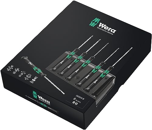 Wera Tools Micro Electronics Screwdriver Set and Rack, 6-Piece - Image 30