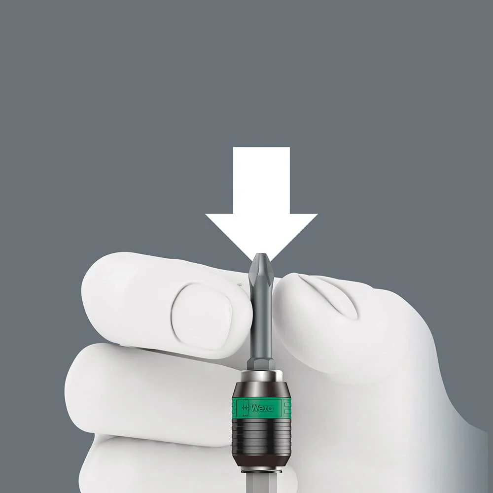 Wera 05052504001 Hexagon 889/4 R Standard Rapidaptor, Universal Bit Holder 1/4" - Image 6