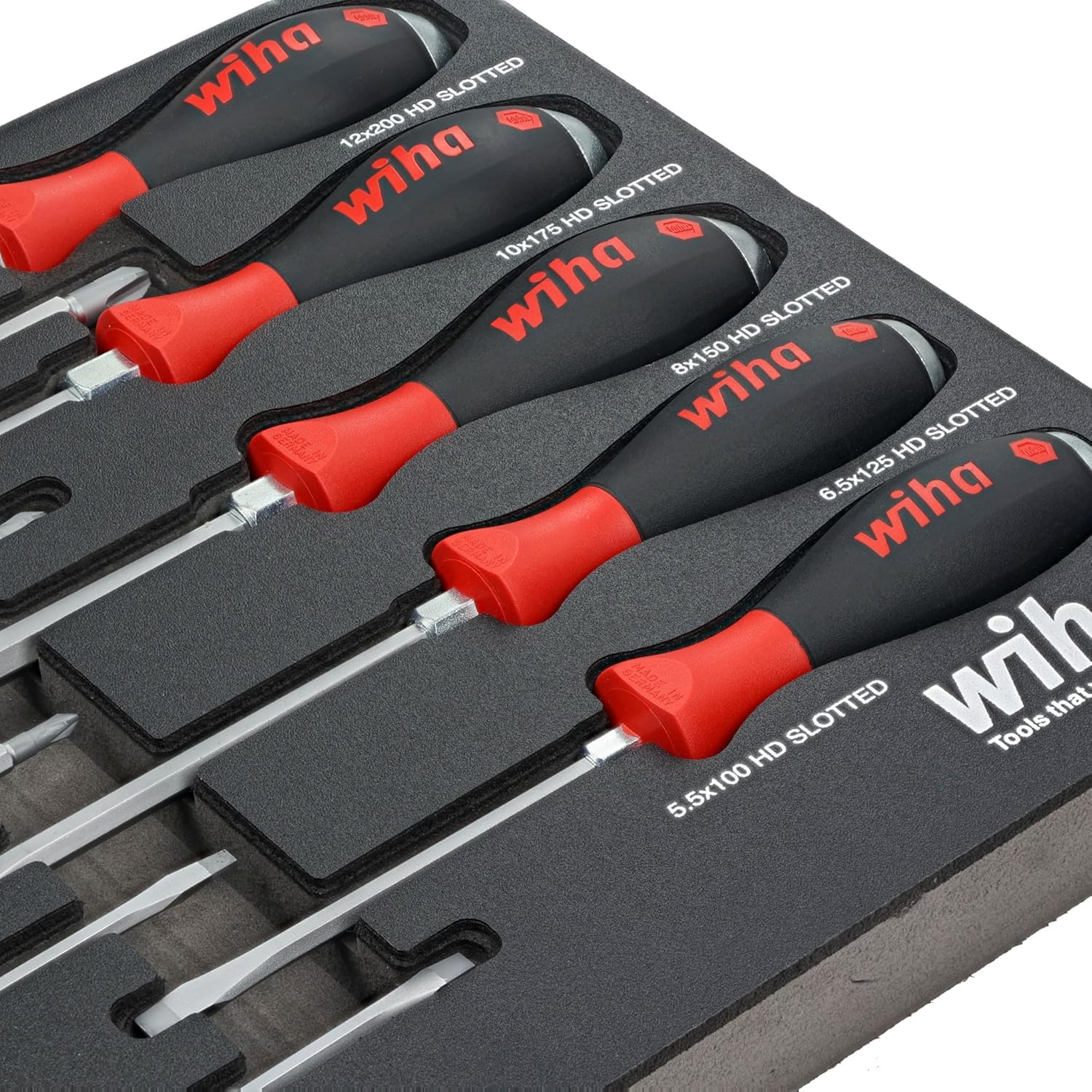 Wiha 10 Piece Extra Heavy Duty Cushion Grip Phillips Screwdriver Set - Image 3