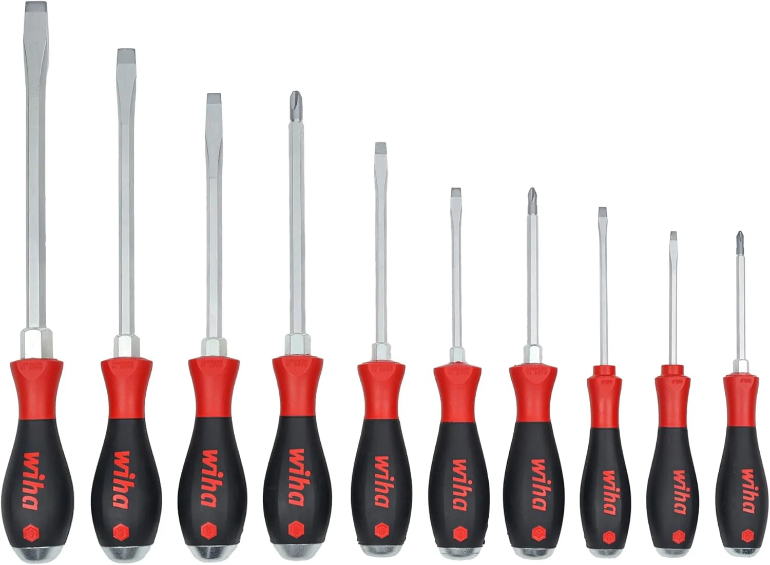 Wiha 10 Piece Extra Heavy Duty Cushion Grip Phillips Screwdriver Set - Image 4