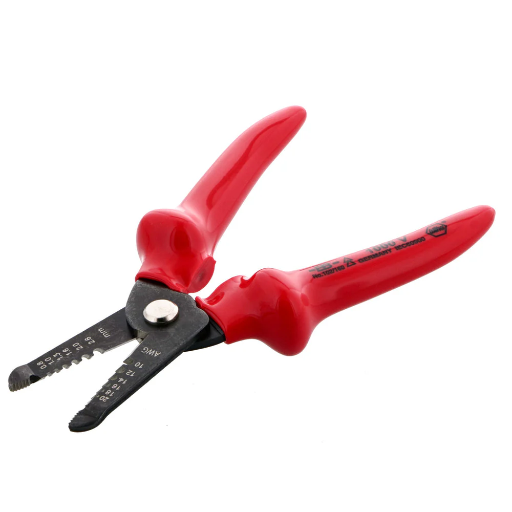 Wiha 10250 Insulated Stripping Pliers 10-20 AWG, multi, one size - Image 2