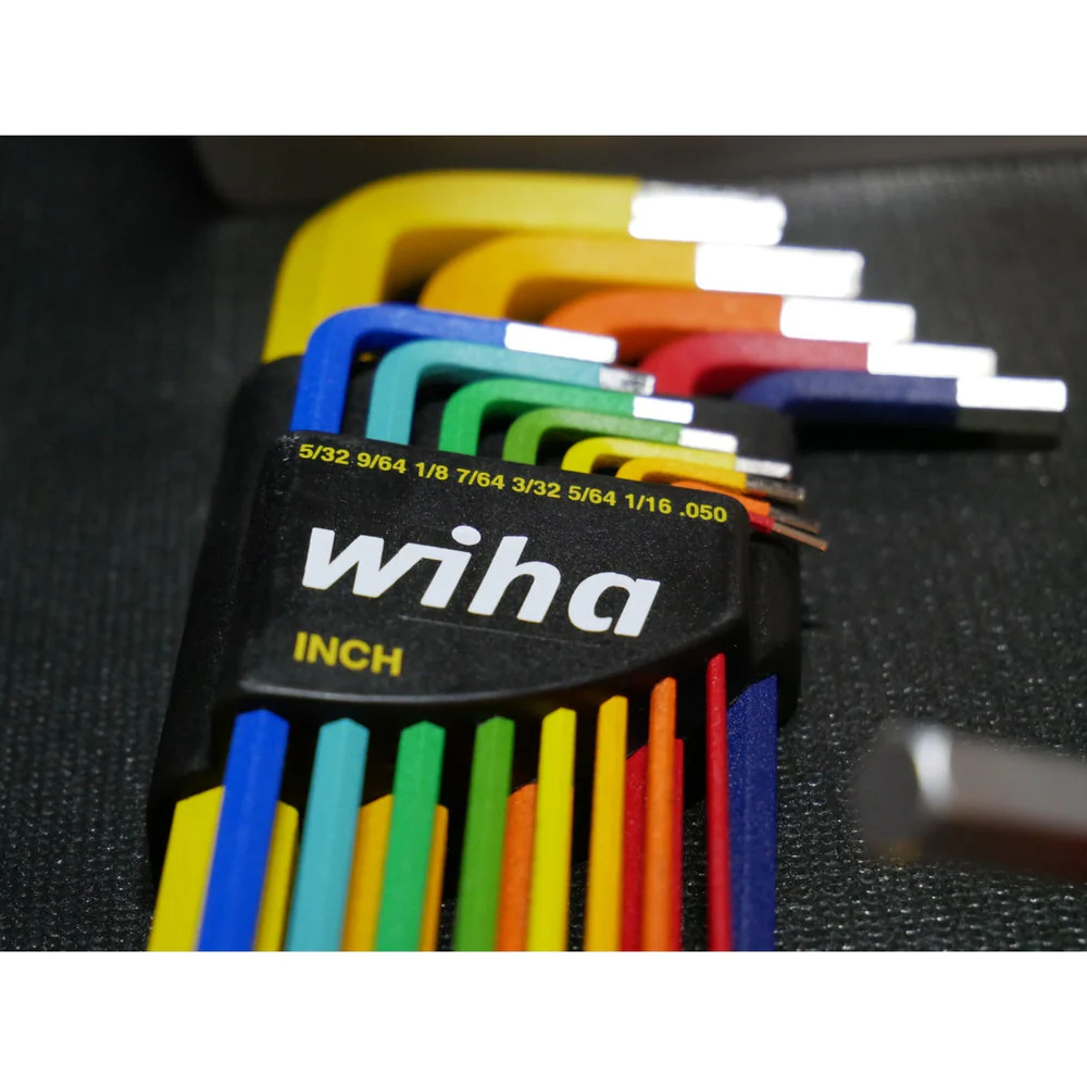 Wiha 13 Piece Ball End Color Coded Hex L-Key Set - Inch - Image 7