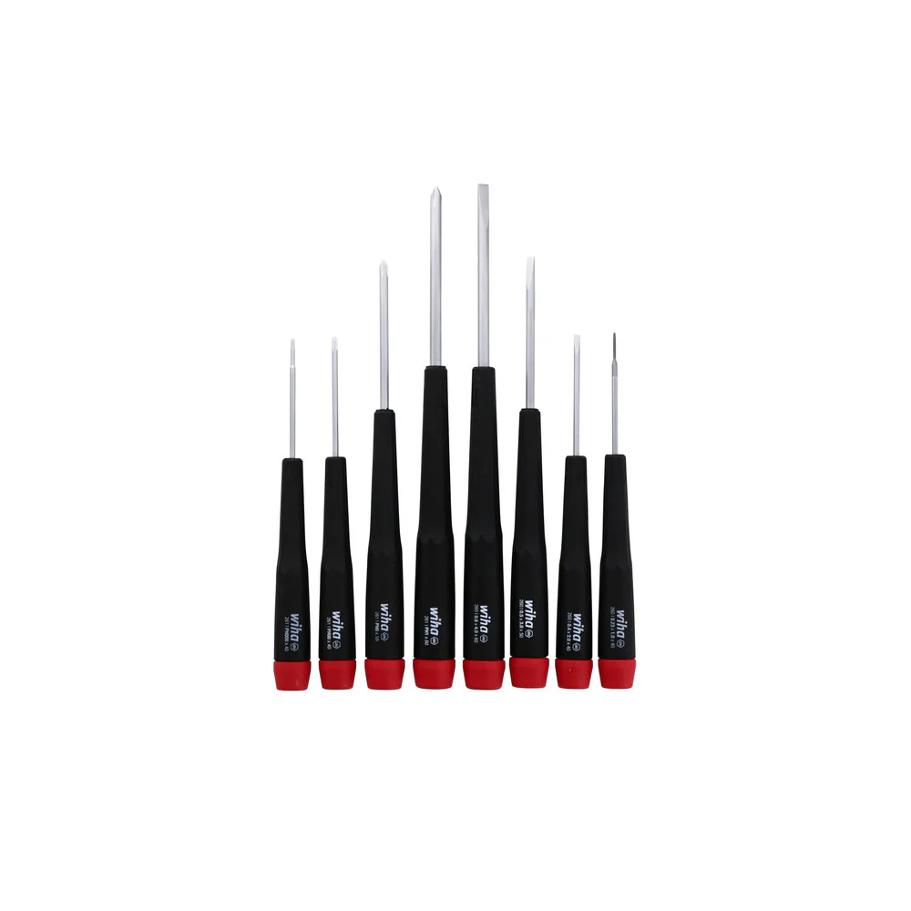 Wiha 26199 Slotted and Phillips Screwdriver Set in Rugged Canvas Pouch, 8 Piece - Image 6