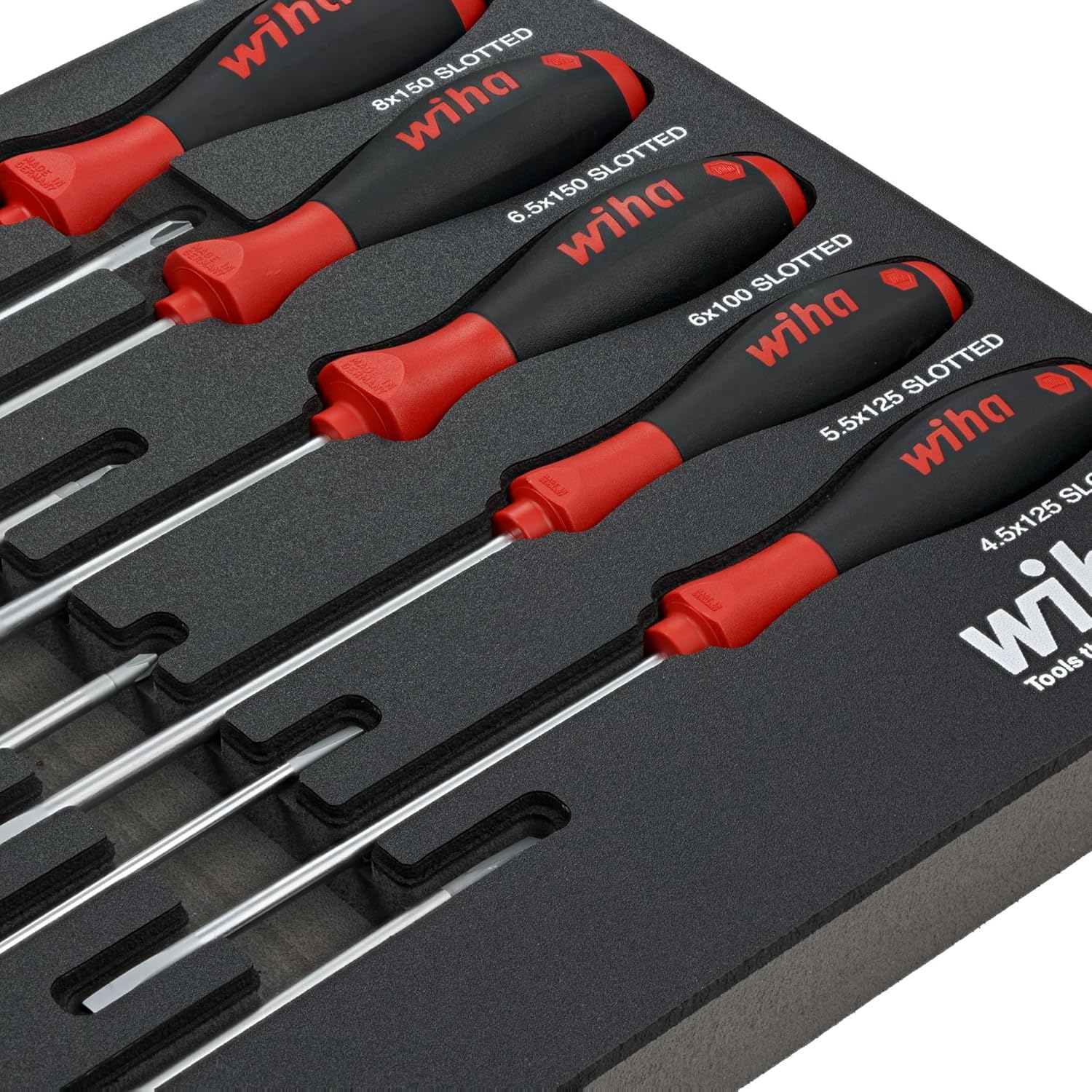 Wiha 30280 10 Piece SoftFinish Cushion Grip Screwdriver Tray Set - Image 3