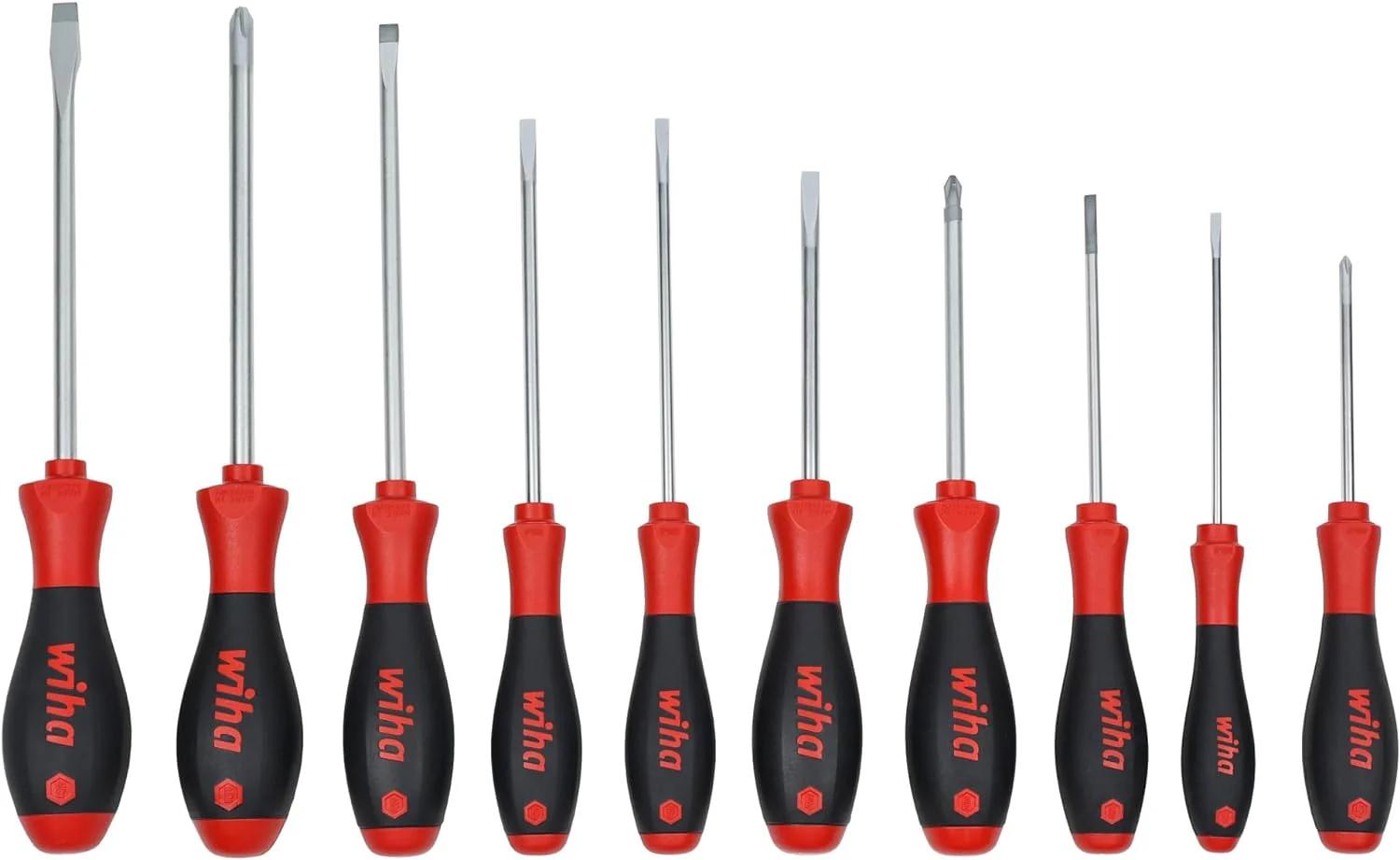 Wiha 30280 10 Piece SoftFinish Cushion Grip Screwdriver Tray Set - Image 4