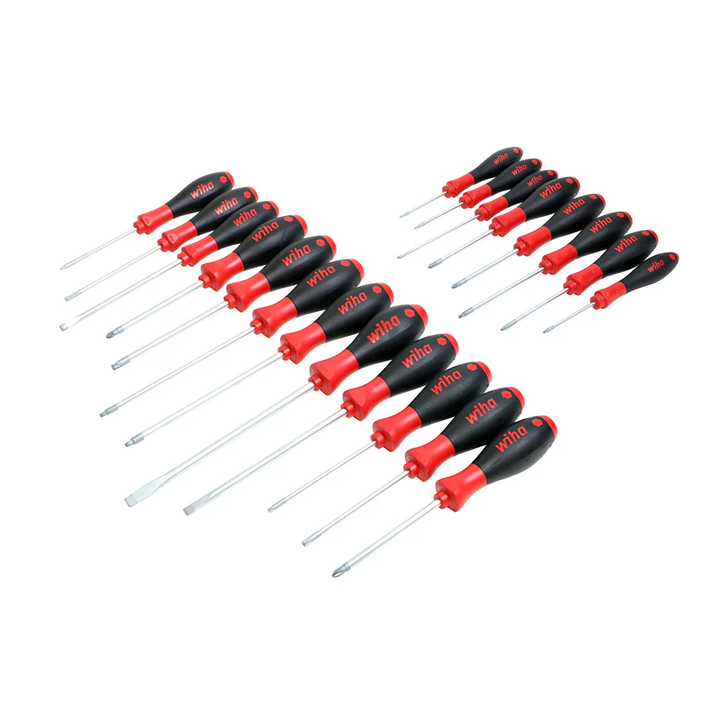 Wiha 30299 Pro Tool Set with SoftFinish Grip, 20 Piece