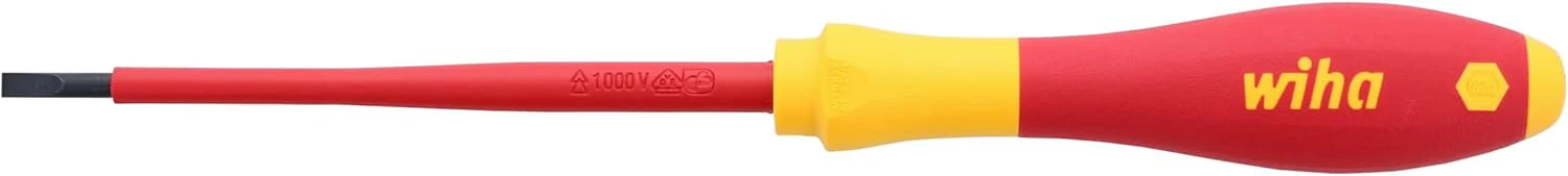 Wiha 32015 Insulated SoftFinish Slotted Screwdriver 3.5mm x 100mm - Image 3