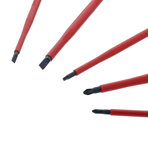 Wiha 32059 5 Piece Insulated SoftFinish Slotted/Phillips/Square Screwdriver Set - Image 4
