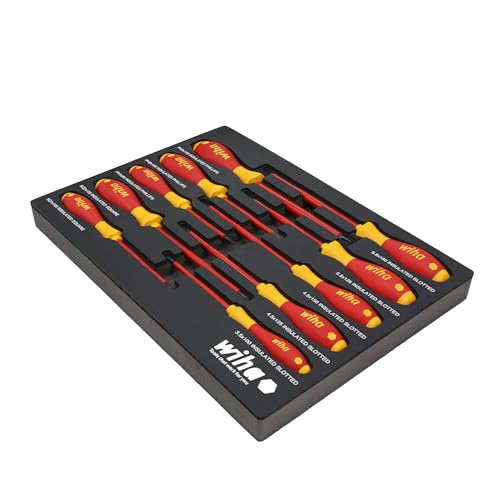 Wiha 32080 10 Piece Insulated SoftFinish Cushion Grip Screwdriver Tray Set - Image 2