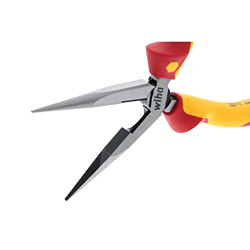 Wiha 32968 3 Piece Insulated Industrial Grip Pliers and Cutters Set, Red - Image 4