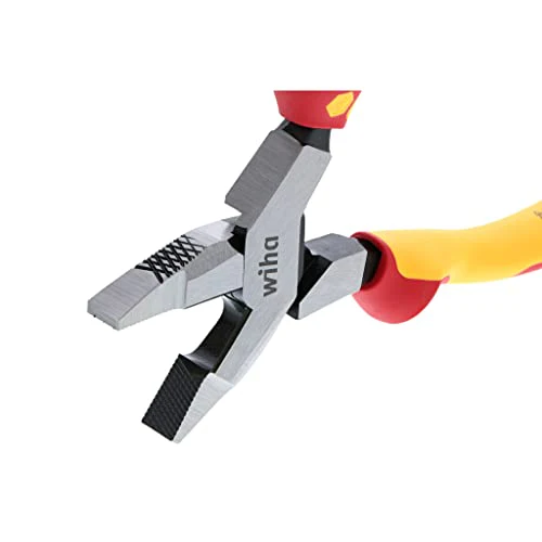 Wiha 32968 3 Piece Insulated Industrial Grip Pliers and Cutters Set, Red - Image 5