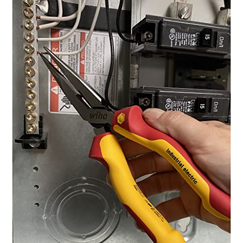 Wiha 32968 3 Piece Insulated Industrial Grip Pliers and Cutters Set, Red - Image 7