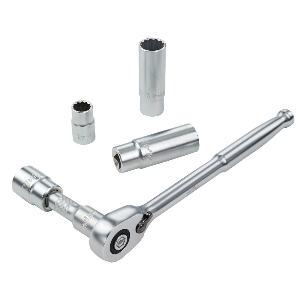 Wiha 33895 29 Piece 1/2" Drive Professional Standard and Deep Socket Tray Set - Metric - Image 4